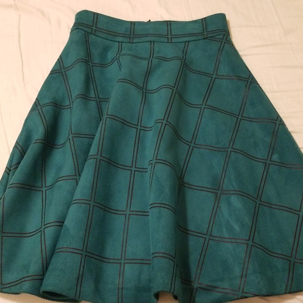 Suede Flary Skirt